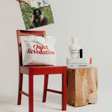 QUIET REVOLUTION OVERSIZED TOTE - Creme