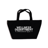 WELLNESS DEPARTMENT OVERSIZED TOTE | Black