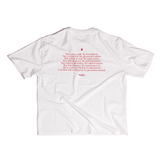 MENS QUIET REVOLUTION TEE - White