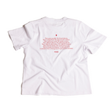 WOMENS QUIET REVOLUTION TEE - White
