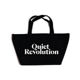 QUIET REVOLUTION OVERSIZED TOTE - Black
