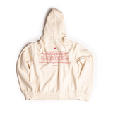 MENS QUIET REVOLUTION HOODIE - Creme