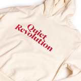 MENS QUIET REVOLUTION HOODIE - Creme